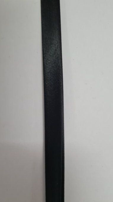 Biais satin noir au mètre