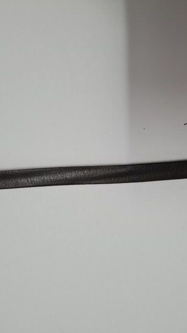 Biais  imitation cuir  marron au mètre