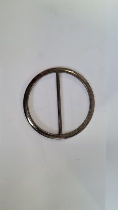 Boucle ceinture métal ronde 30 mm à la pièce
