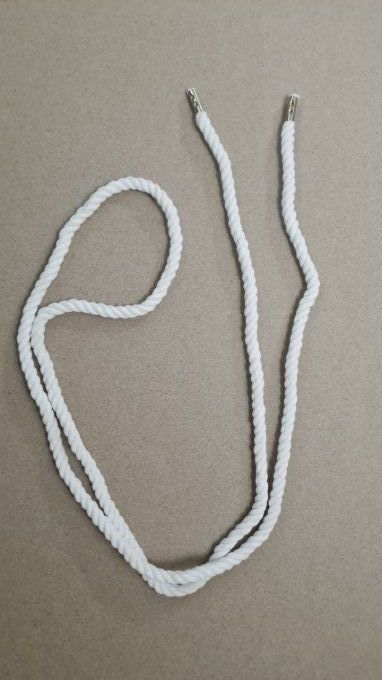 Ceinture coton blanc 1m40