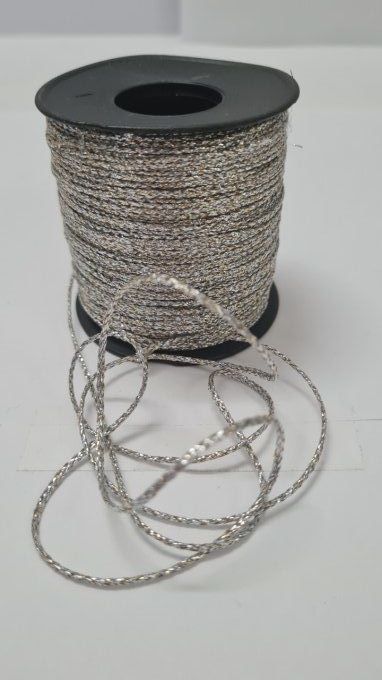 Cordon doré/argenté 1 mm au mètre