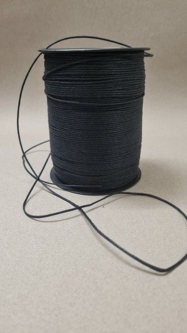 Cordon ciré rond 1.5 mm 