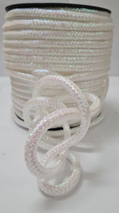 Cordon coton irisé de 10 mm vendu au mètre