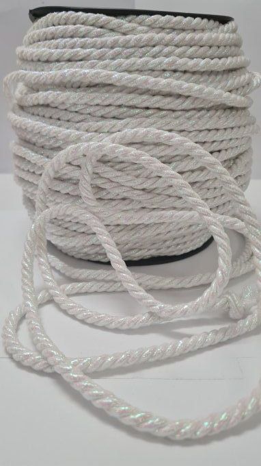 Cordon coton irisé de 7 et 10 mm vendu au mètre