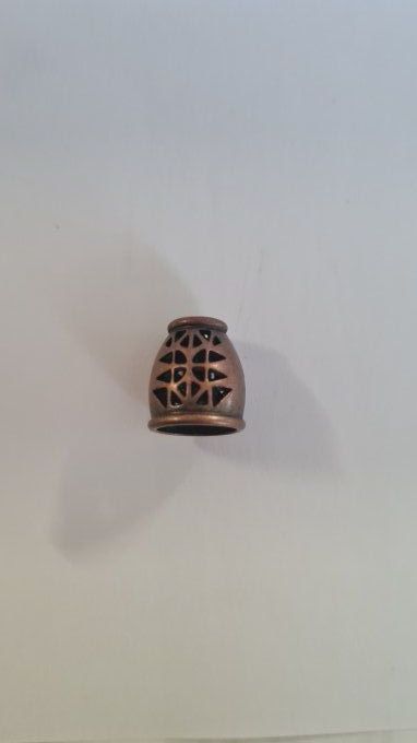 Embout cordon métal fantaisie en 13mm à la pièce