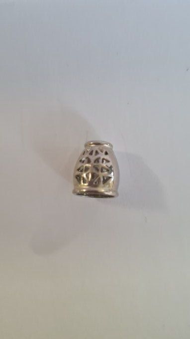 Embout cordon métal fantaisie en 13mm à la pièce