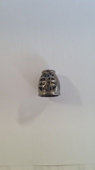 Embout cordon métal fantaisie en 13mm à la pièce