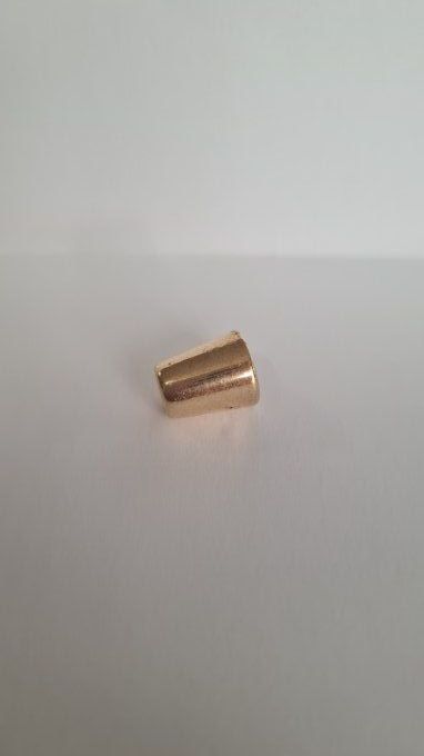 Embout cordon métal conique  12mm à la pièce