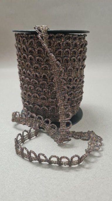 Galon boutonnière cuivre au mètre