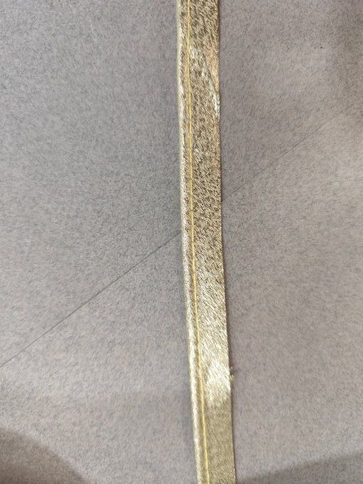 Passepoil doré au mètre