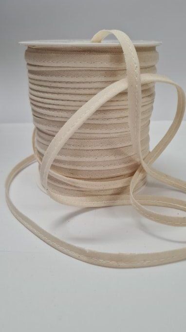 Passepoil coton écru au mètre