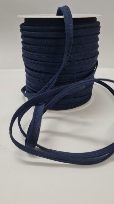 Passepoil coton marine au mètre