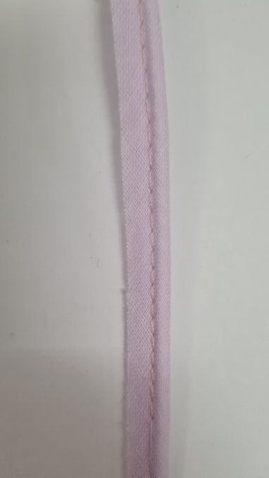 Passepoil coton parme au mètre