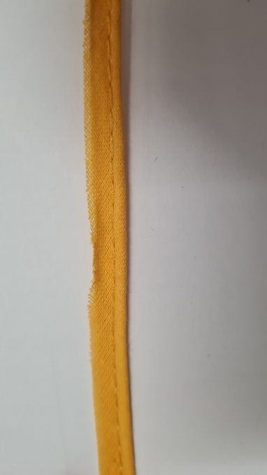 Passepoil coton moutarde au mètre