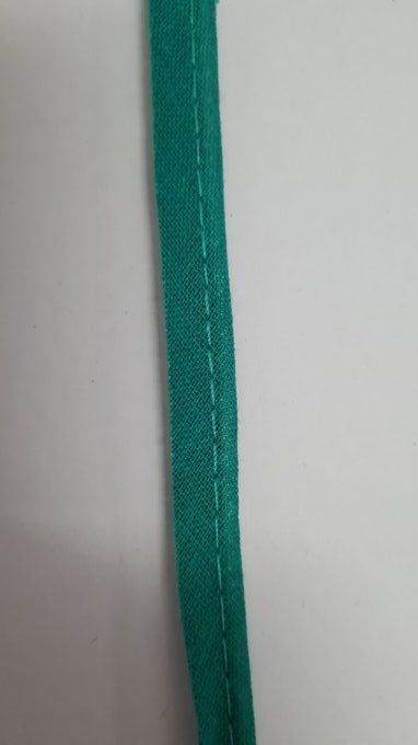 Passepoil coton vert moyen au mètre