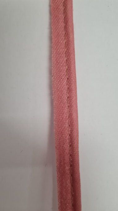 Passepoil coton vieux rose au mètre