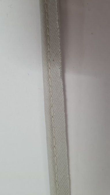 Passepoil coton gris souris au mètre