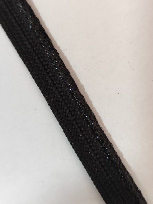PROMOTIONS PASSEPOILS NOIR/LUREX NOIR 10MM 100 METRES -