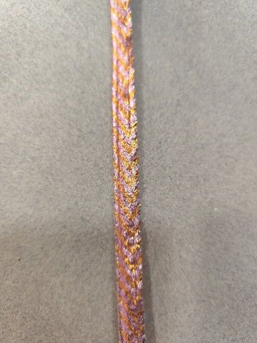 passepoil-lurex-rose/ cuivre-au-mètre -