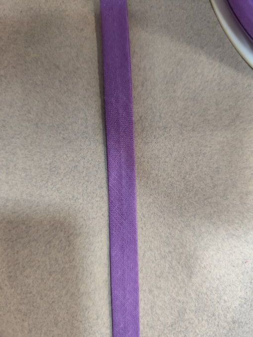Promotion biais coton violet 100 mètres