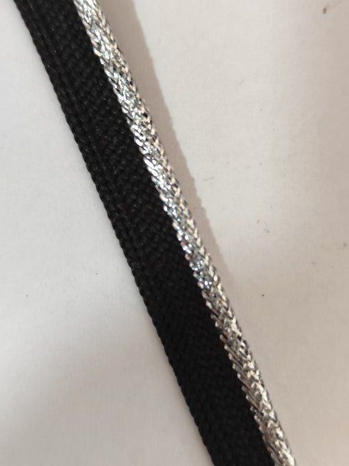 PROMOTIONS PASSEPOILS NOIR/ARGENT 10 MM