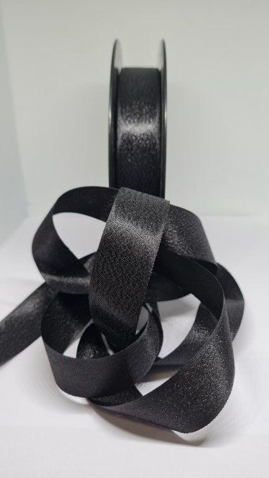 Ruban lurex noir 40mm  -