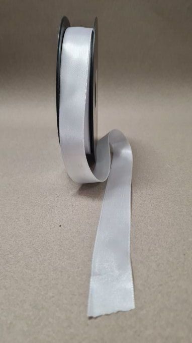 Ruban satin blanc au mètre