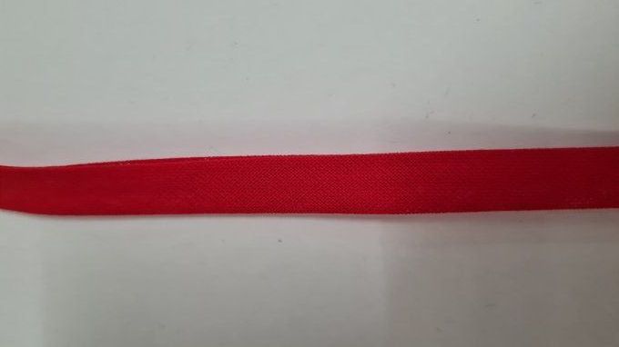 Biais coton rouge au mètre
