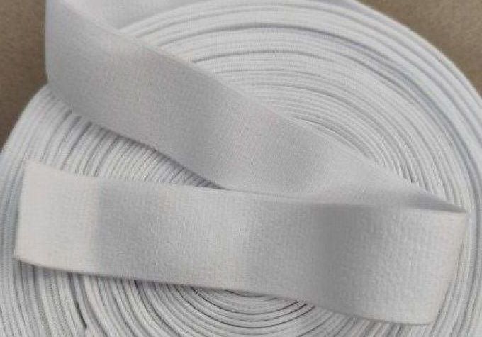 Élastique ceinture boxer 30 mm blanc au mètre