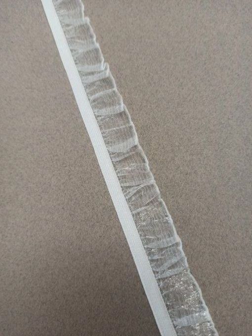 Elastique lingerie  20 mm blanc au mètre