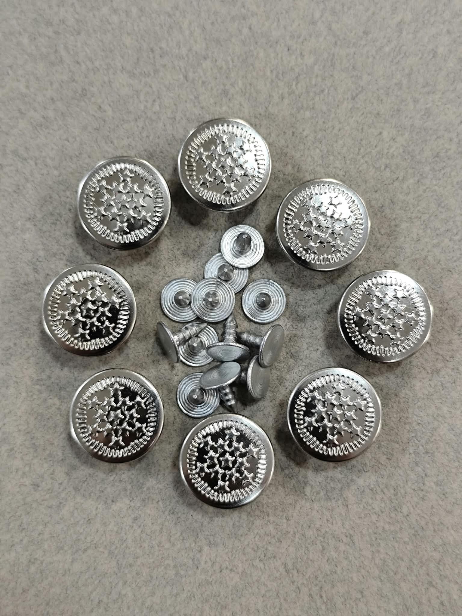 Boutons jean à la pièce